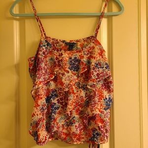 Tank top with adjustable straps
